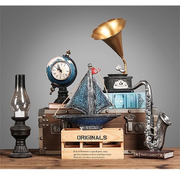 C1009B008 FAMITOSS ของตกแต่งบ้านวินเทจ โบราณ เรโทร RETRO DECORATION ตกแต่งห้อง ของขวัญ ของตั้งโชว...