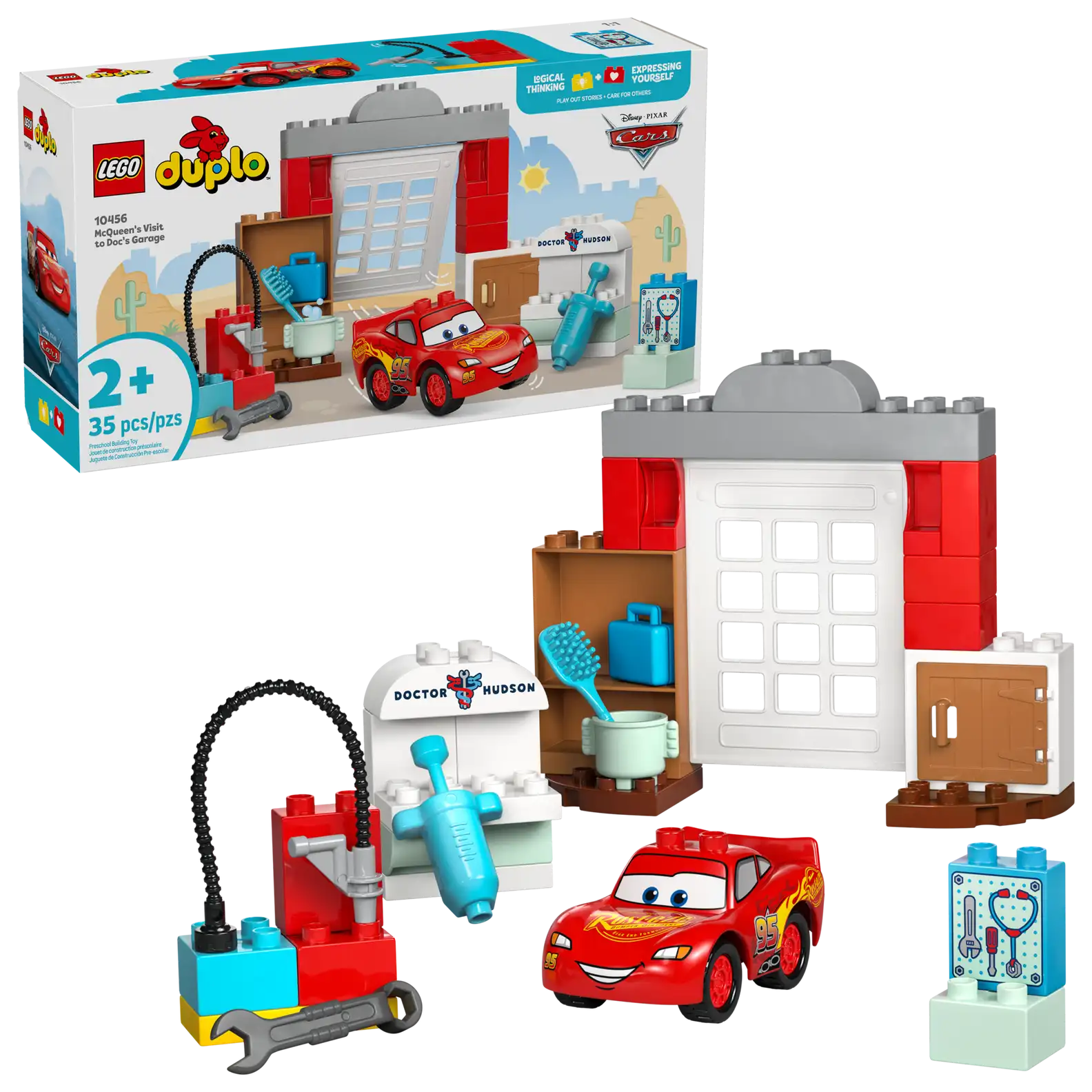 LEGO 10456 McQueen's Visit to Doc's Gar..(สินค้าซื้อแล้วไม่รับเปลี่ยนคืน)