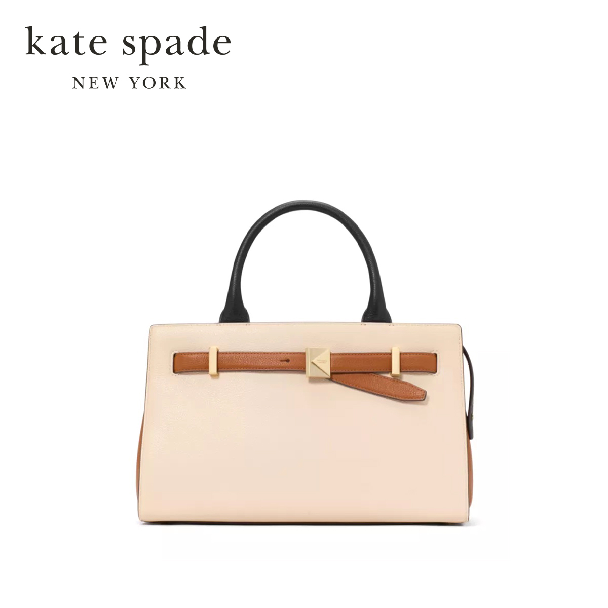 กระเป๋าถือรุ่น Deco Colorblocked Medium Satchel KI552 960 สี Milk Glass Multi