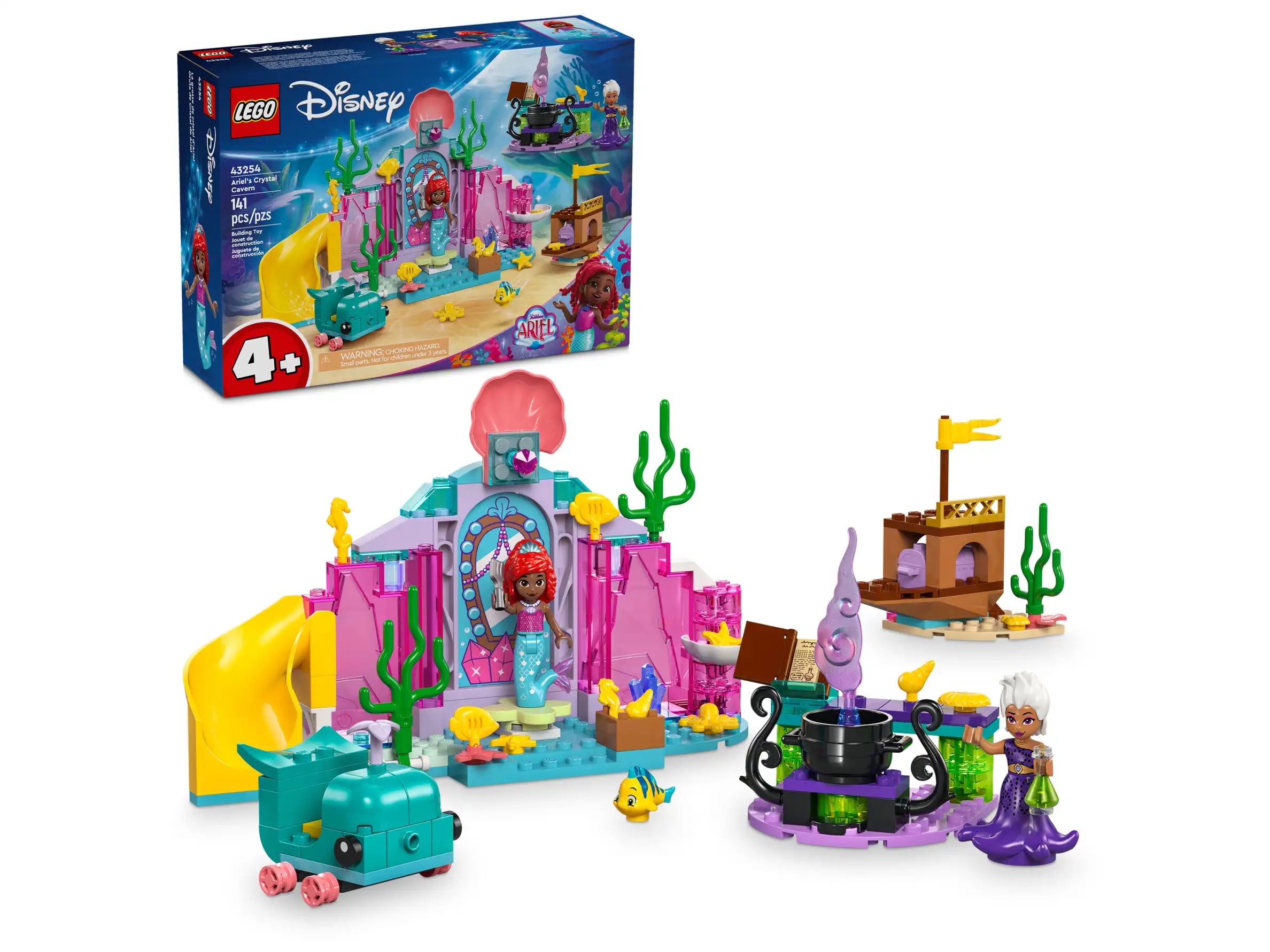 LEGO 43254 Ariel's Crystal Cavern(สินค้าซื้อแล้วไม่รับเปลี่ยนคืน)