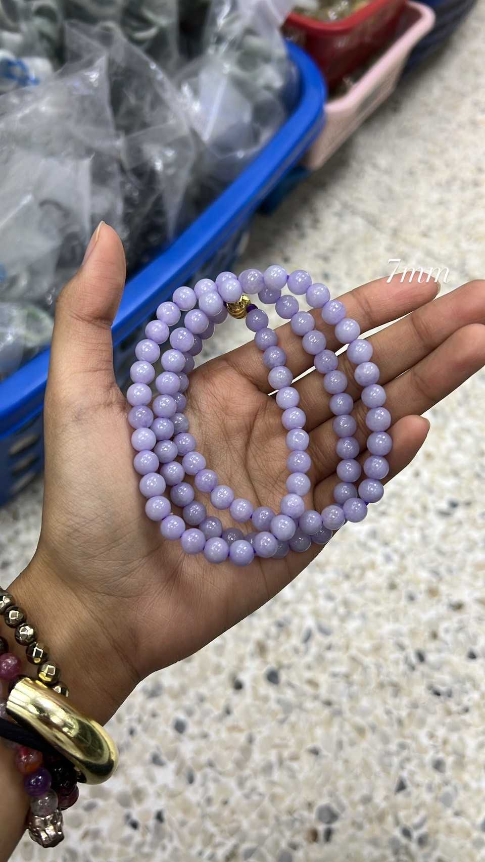 สร้อยแขน/สร้อยคอหยกเจไดต์ Natural Jadeite Type C ส่งเสริมความสงบ