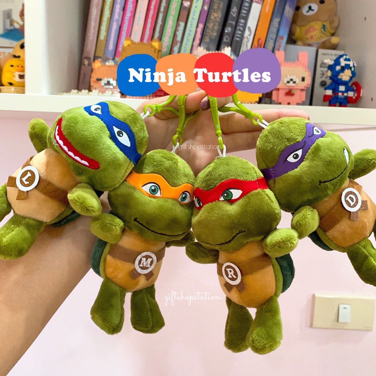 พวงกุญแจนินจาเต่า 🐢