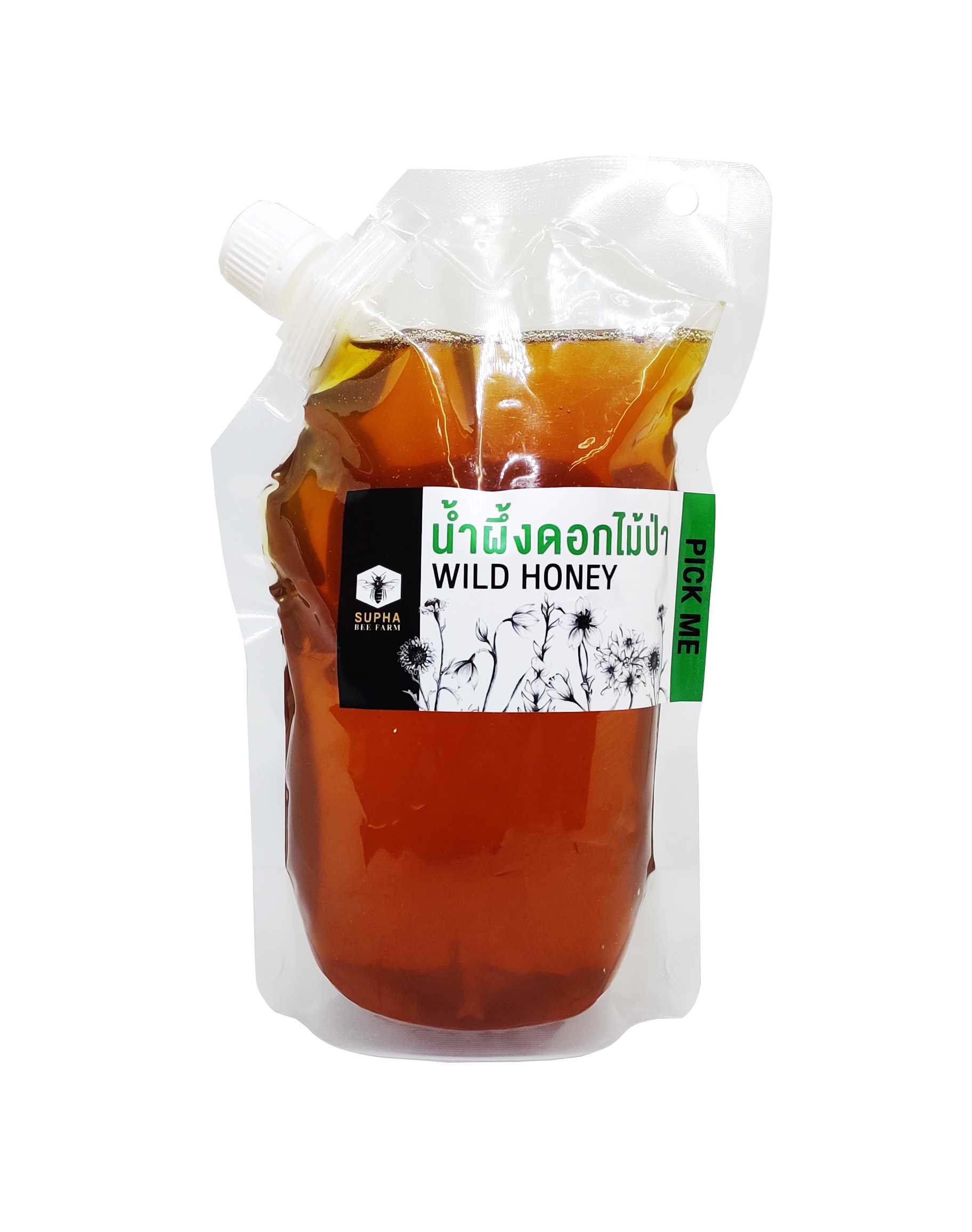 น้ำผึ้งดอกไม้ป่า 800 กรัม ถุงรีฟิล Wild Honey 800g