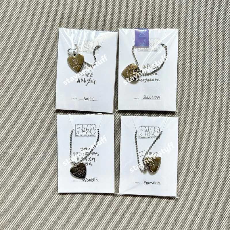 🧡 สร้อย+การ์ด RIIZE Valentine's MD เลือกเมมเบอร์ได้ ไม่เคยแกะ