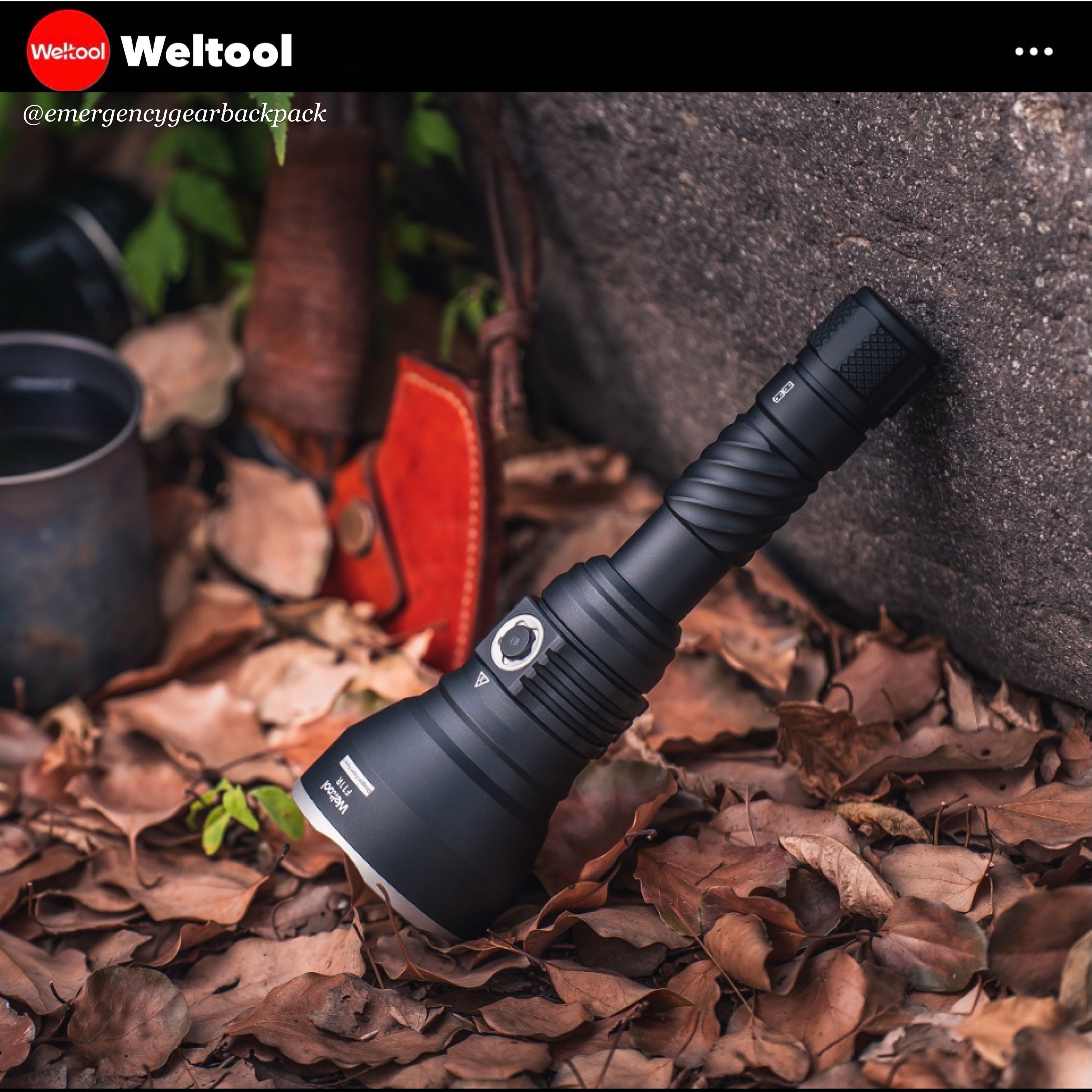 Weltool F11R “Dragon from Forest” Seachlight 2100 Lumens 1,332M