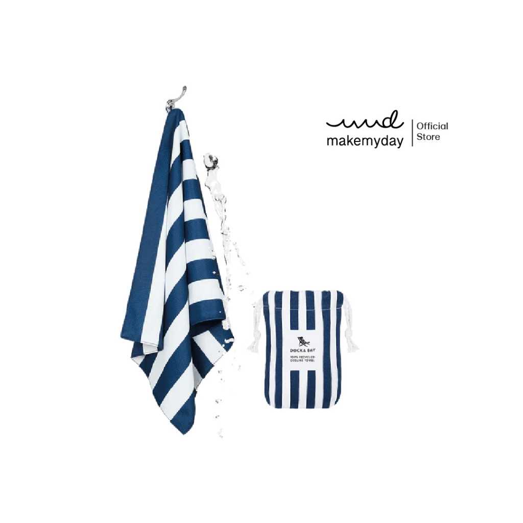 Dock&Bay ผ้าเช็ดตัว Cooling Towel สี Whitsunday Blue