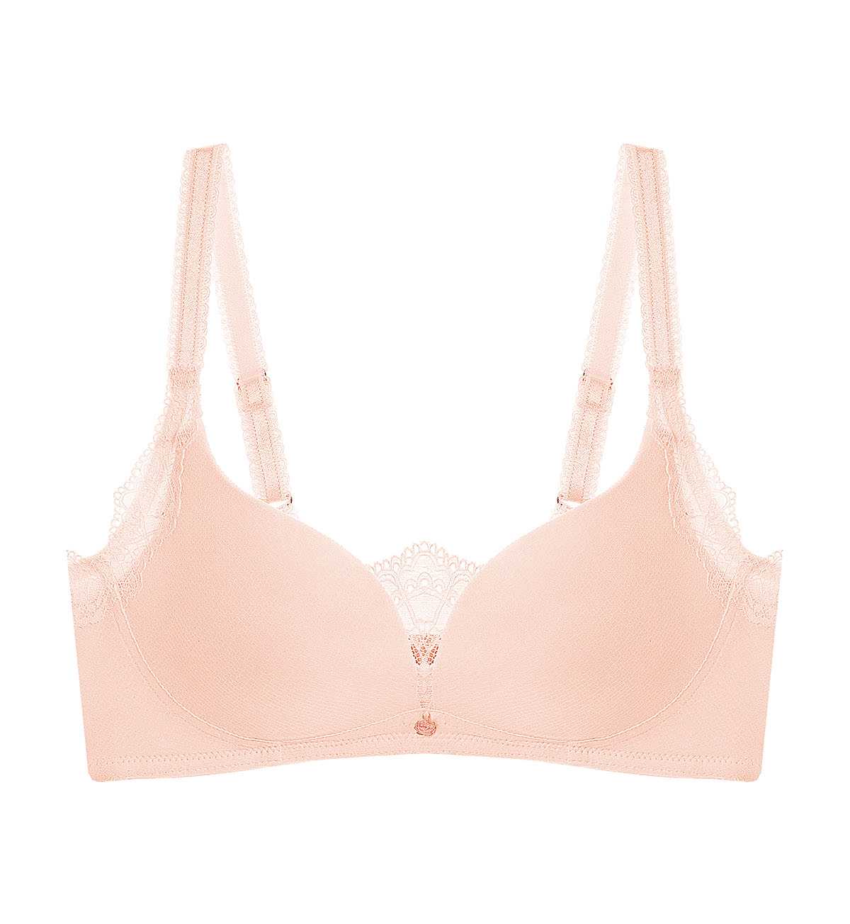 Triumph 10223228 New Florale Graceful P-R 00WJ เสื้อชั้นในไม่มีโครง สีชมพูอ่อน