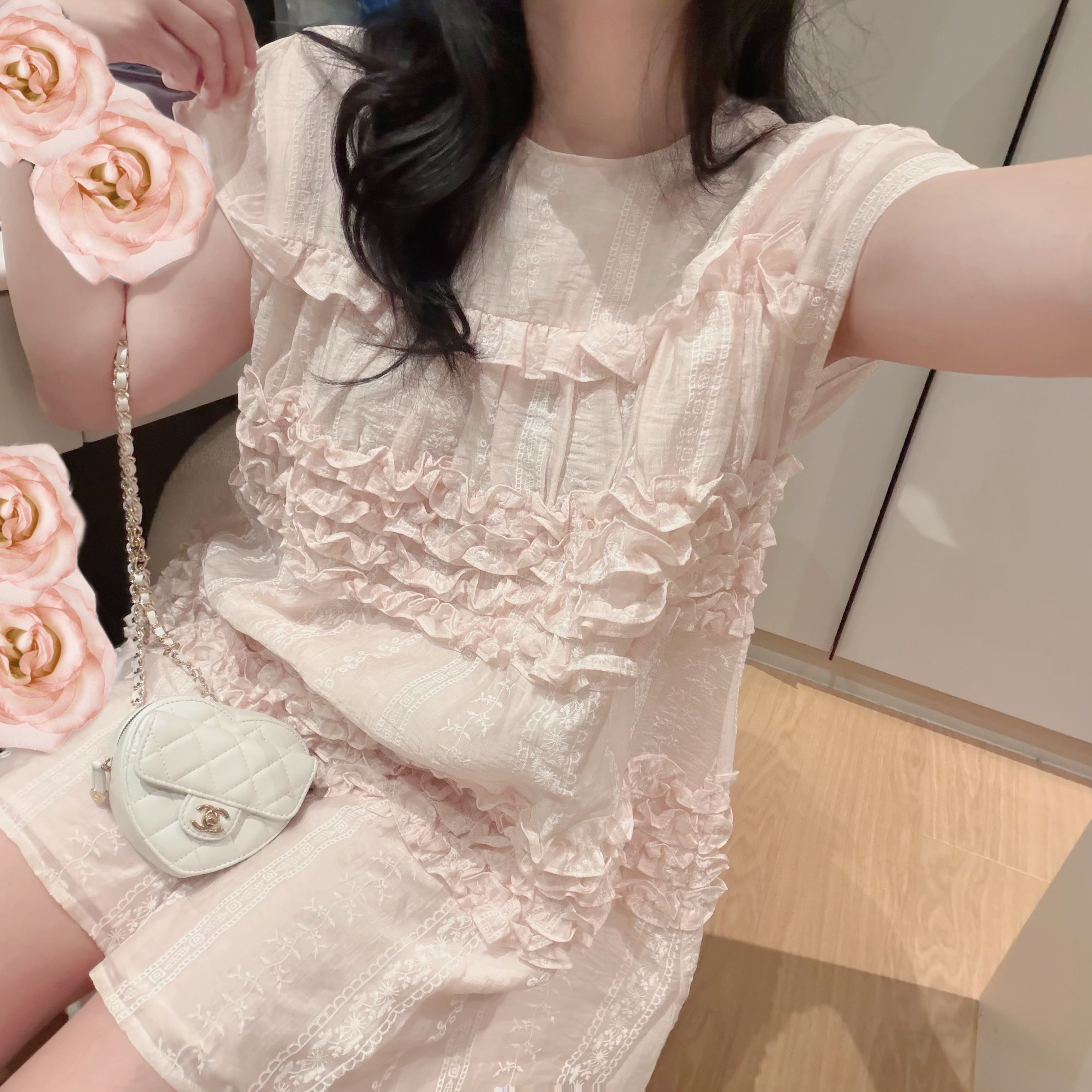 Sakura raffles dress
