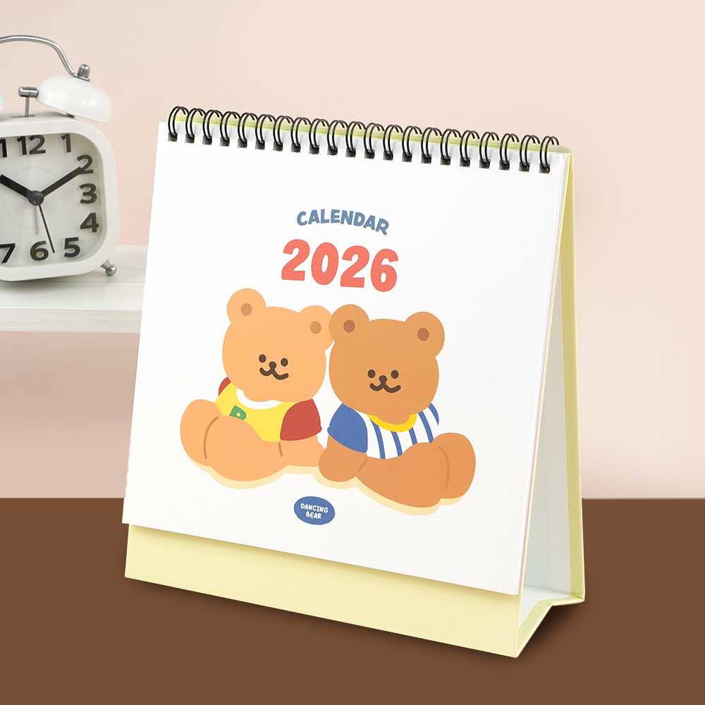 2026 Dancing Bear Desk Calendar ปฏิทินตั้งโต๊ะแดนซิงแบร์