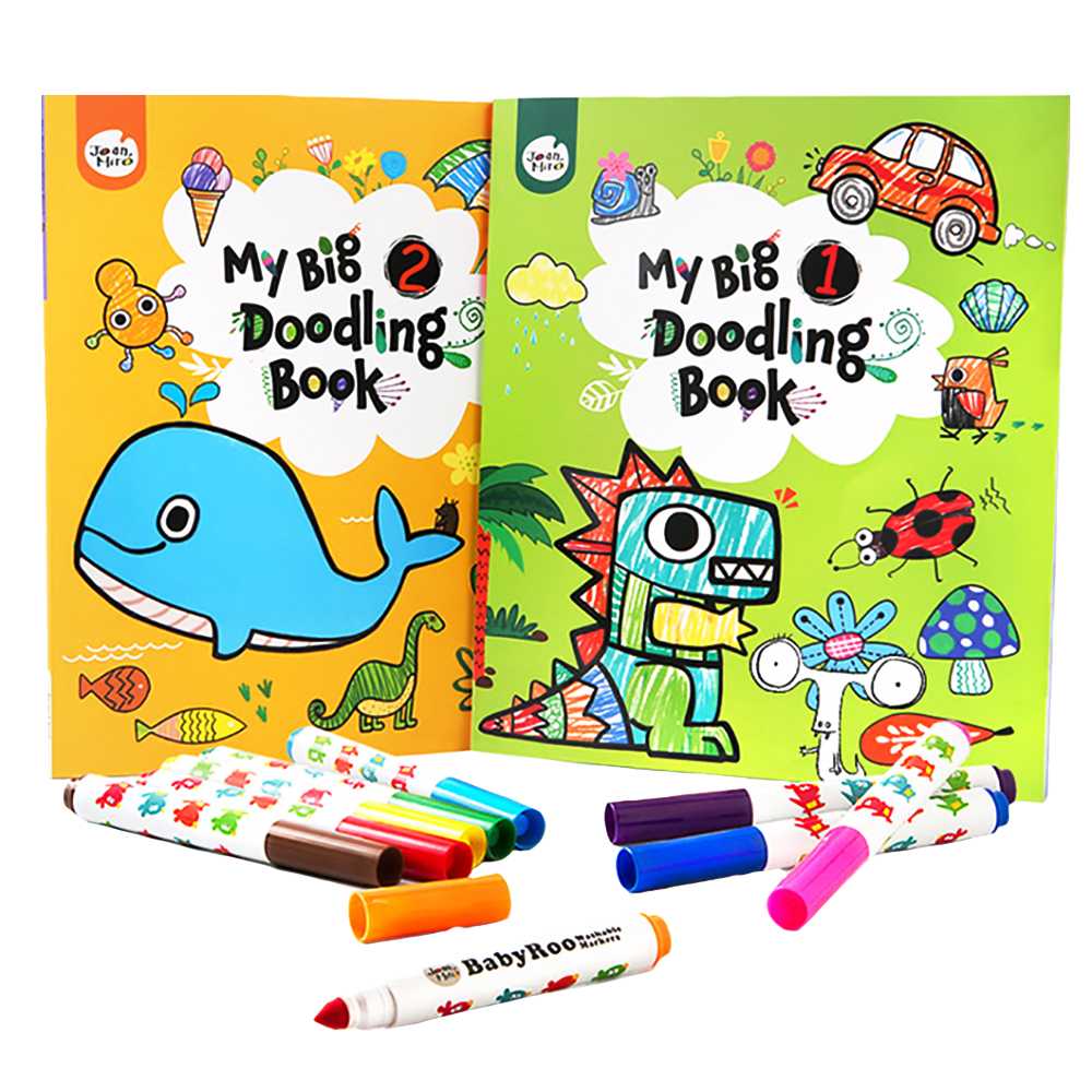 สมุดกิจกรรมศิลปะสำหรับเด็ก Joan Miro / Jar Melo  My Big Doodling Book