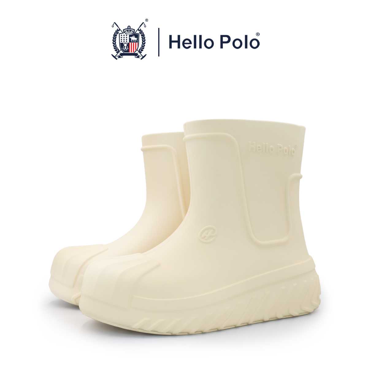 Hello Polo รองเท้าบูท EVA บูทยางหุ้มข้อ รุ่น HP8029 Size 36 - 41 กันน้ำ แฟชั่น