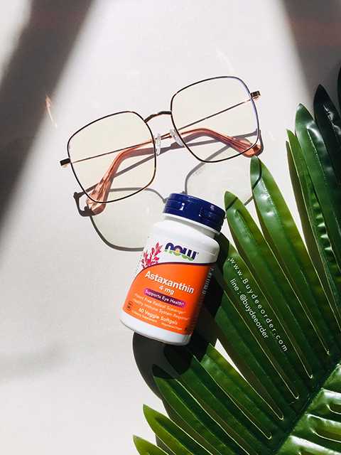 Now Foods Astaxanthin Support Eye Health 4 mg 60 Softgels