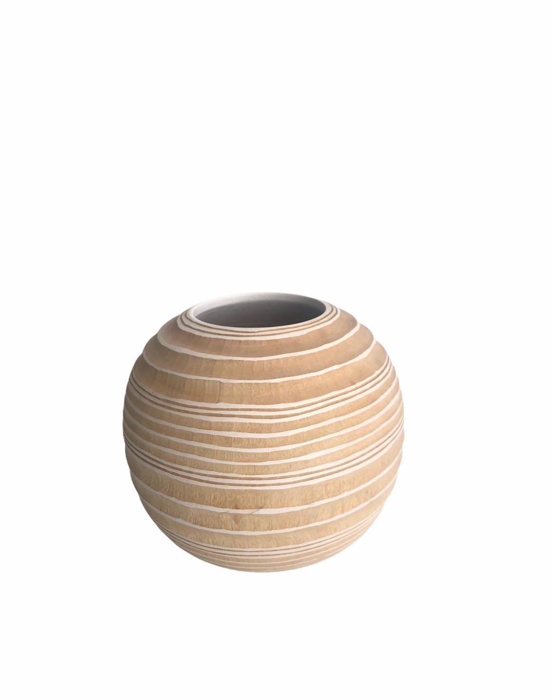 Vase Tsunami white 