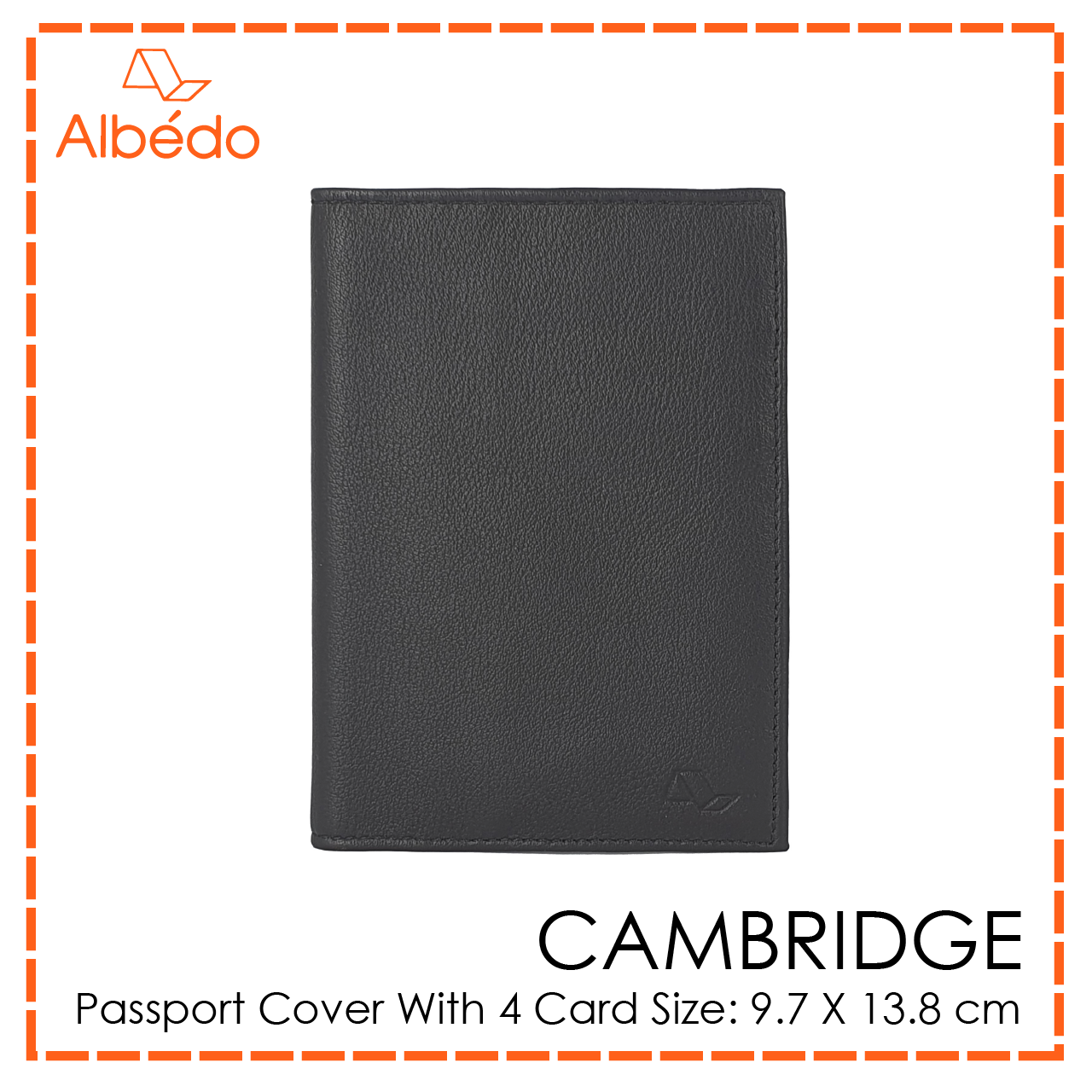 CAMBRIDGE PASSPORT COVER WITH 4 CARD-CB03899