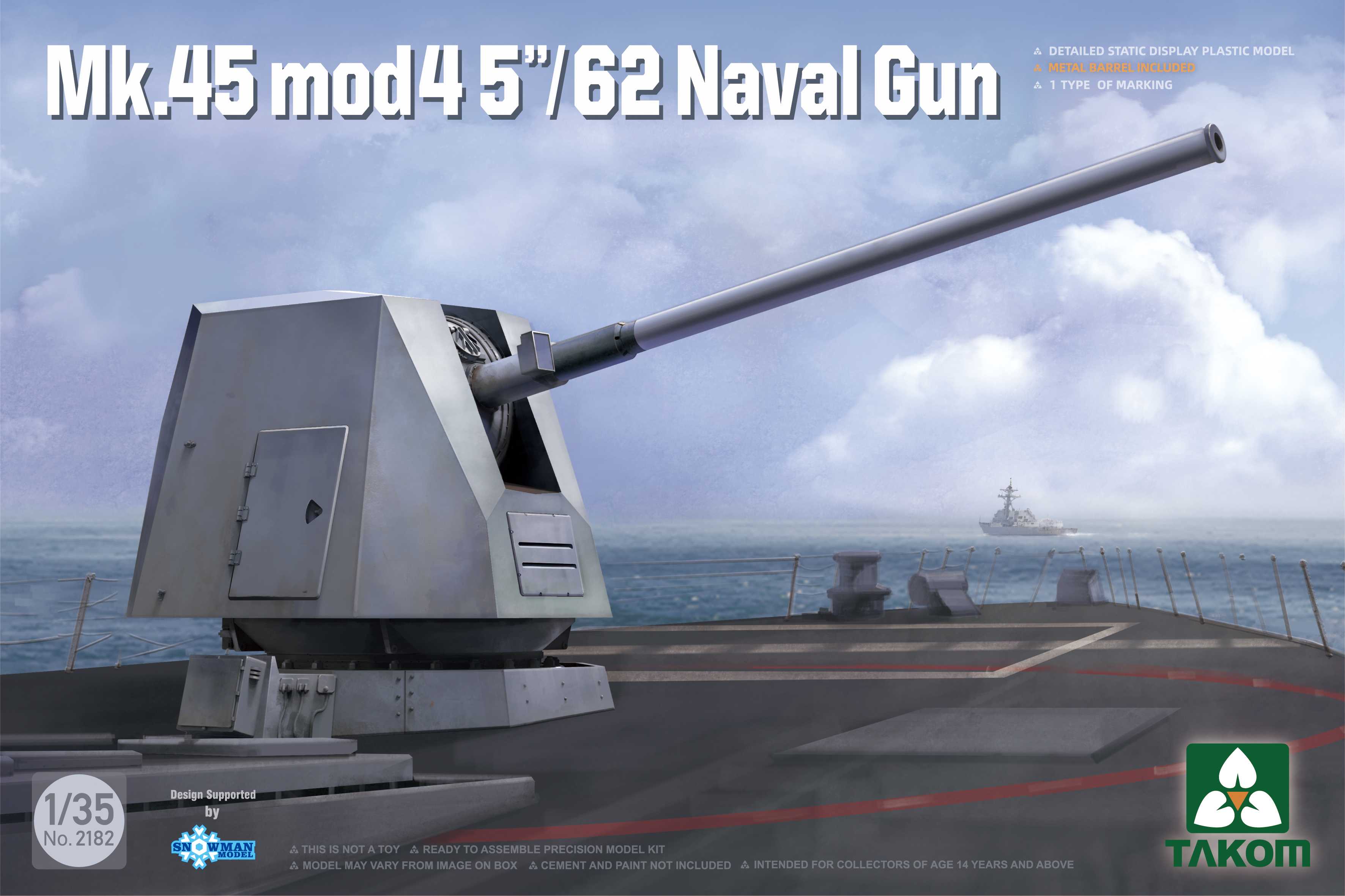 1/35 Mk.45 mod45''/62 Naval Gun