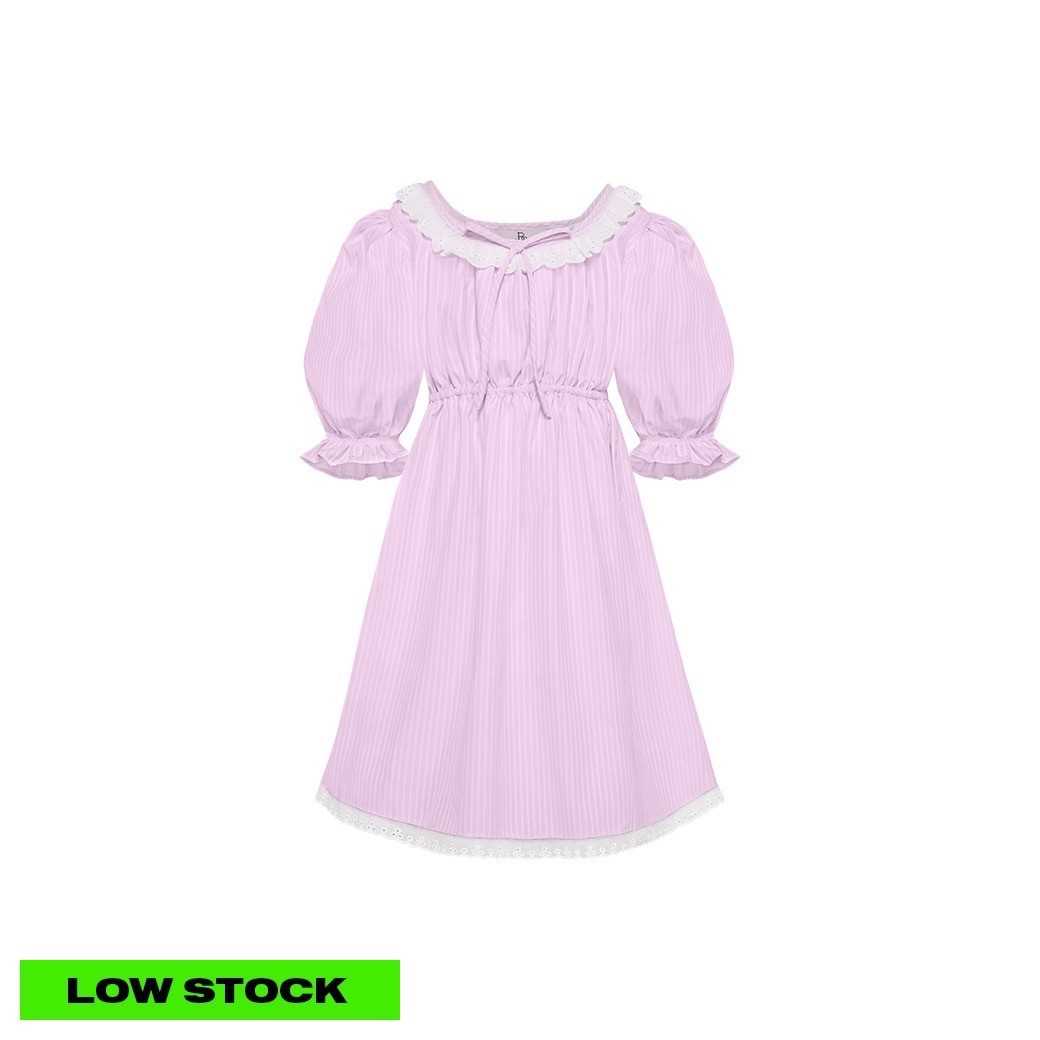 PEONY DRESS – PINK STRIPE (KIDS)