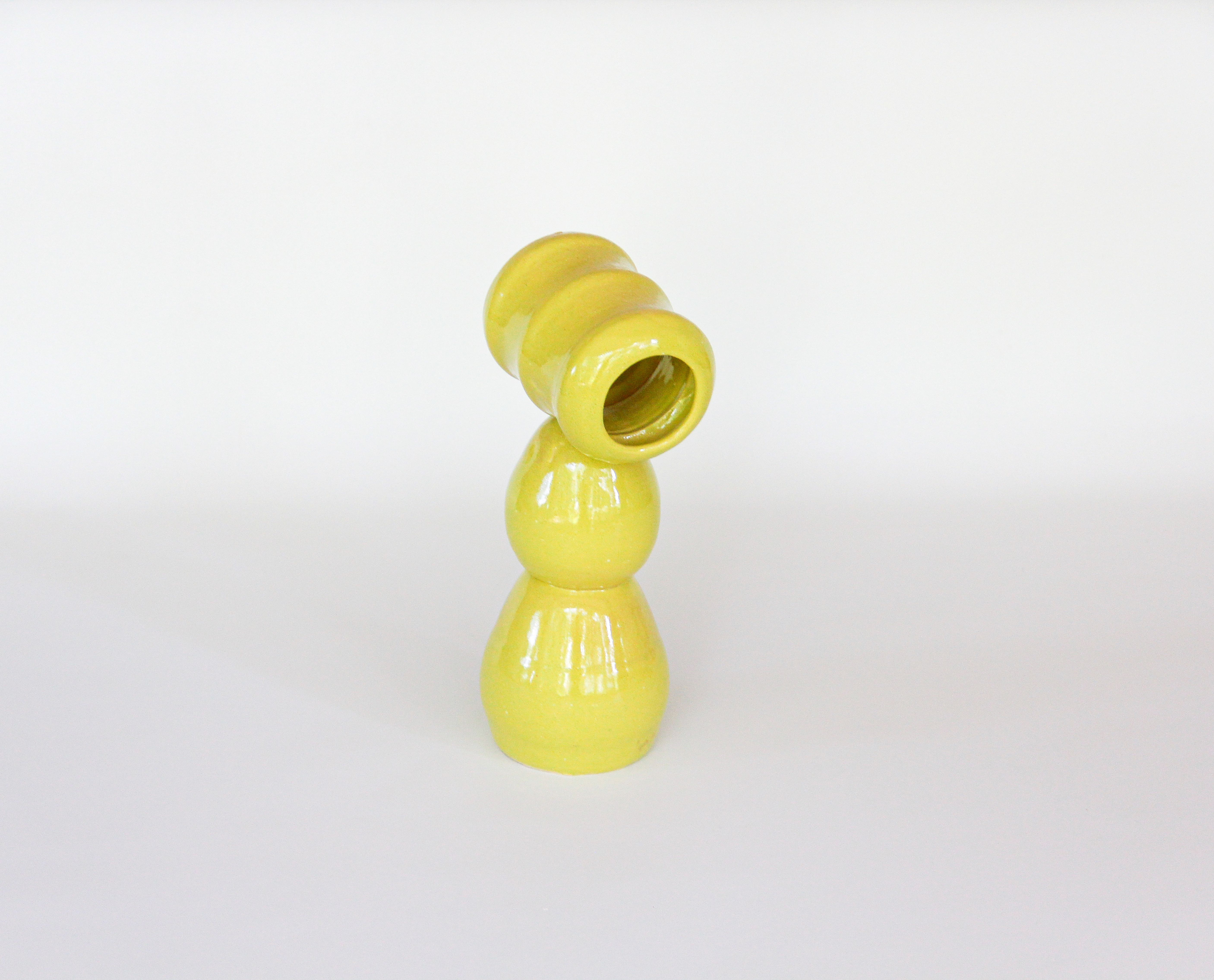 Acid Green Layer Sculpture