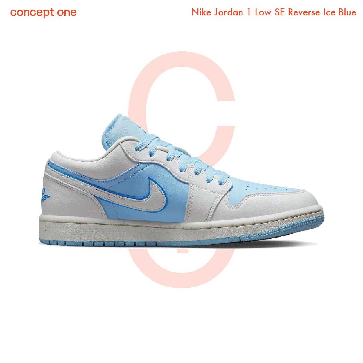 Nike  Jordan 1 Low SE Reverse Ice Blue