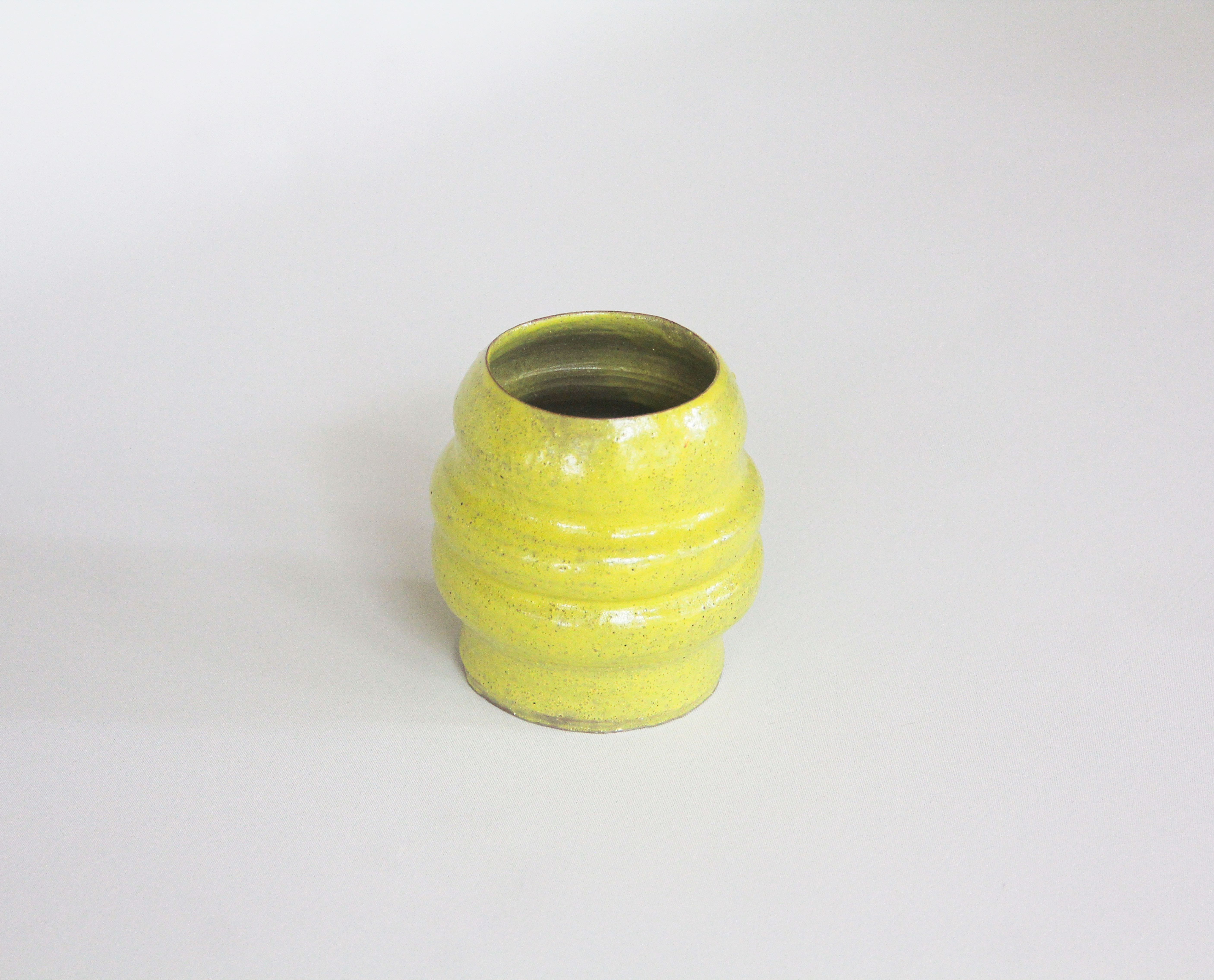 Lemon Chocco Chubby Vase
