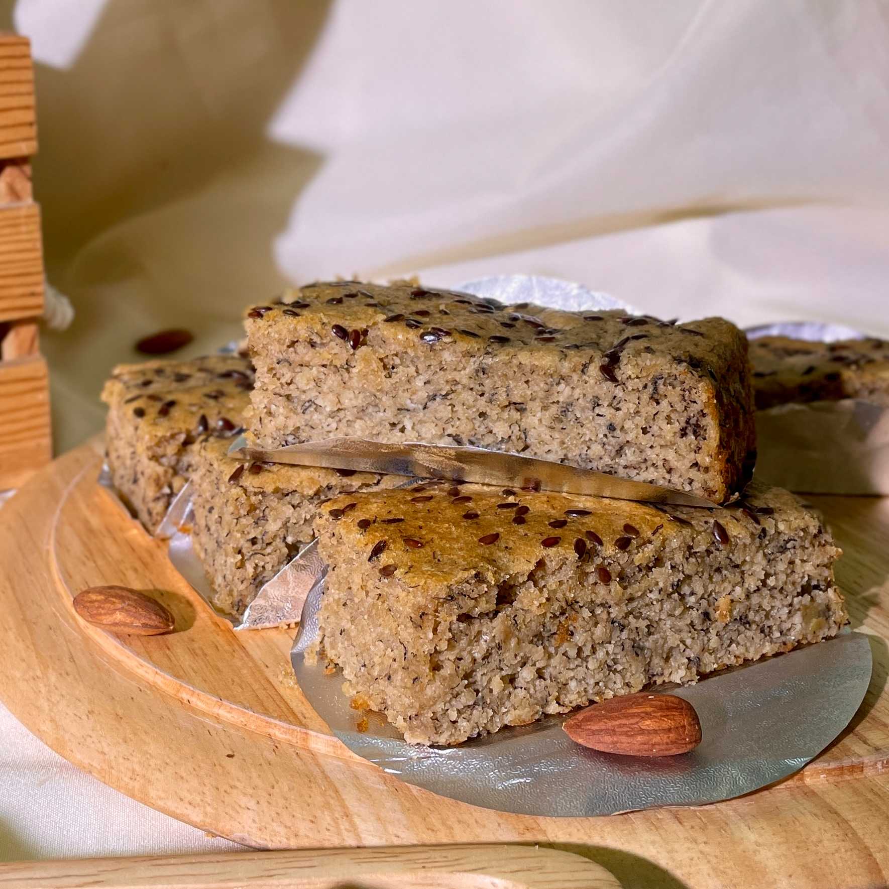 Flourless banana cake กล้วยหอมไร้แป้ง