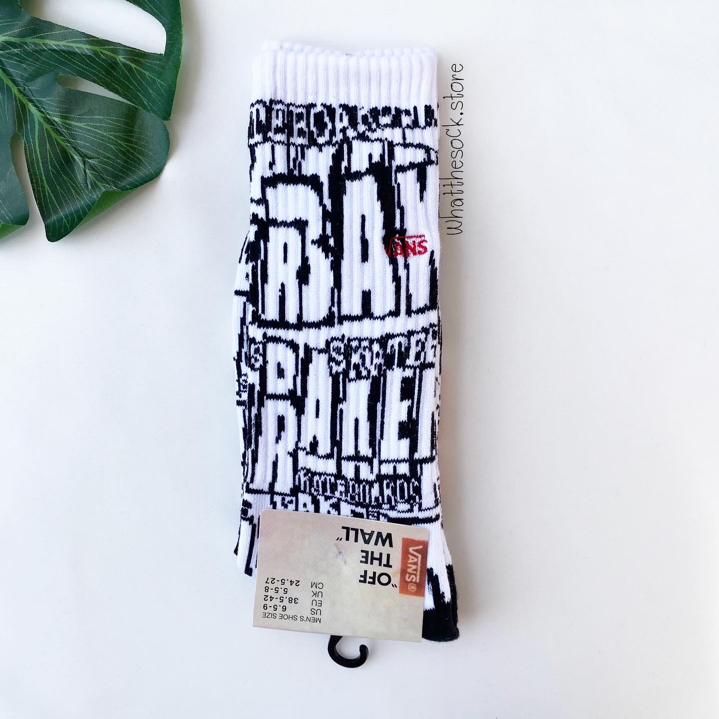 Vans sock ถุงเท้าสตรีท ถุงเท้าข้อยาว พร้อมส่ง‼️