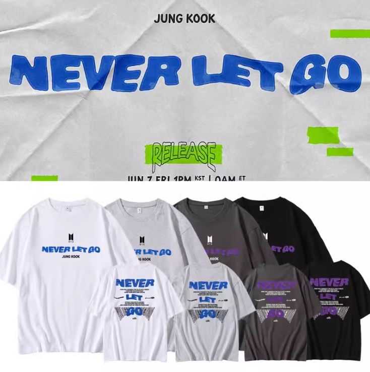 Pre-Order | เสื้อยืด BTS JUNG KOOK : NEVER LET GO