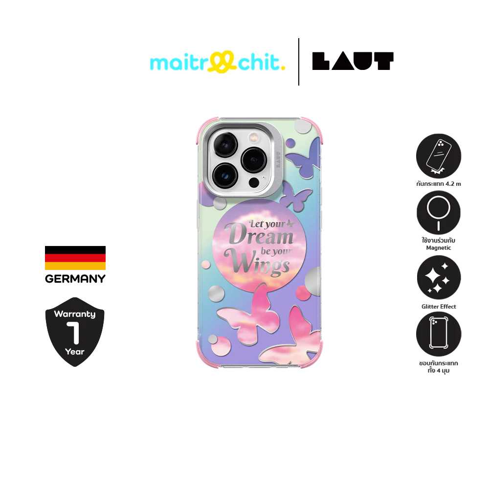 LAUT รุ่น Pop Dreamy เคสสำหรับ iPhone 15 / 15 Plus / 15 Pro / 15 Pro Max