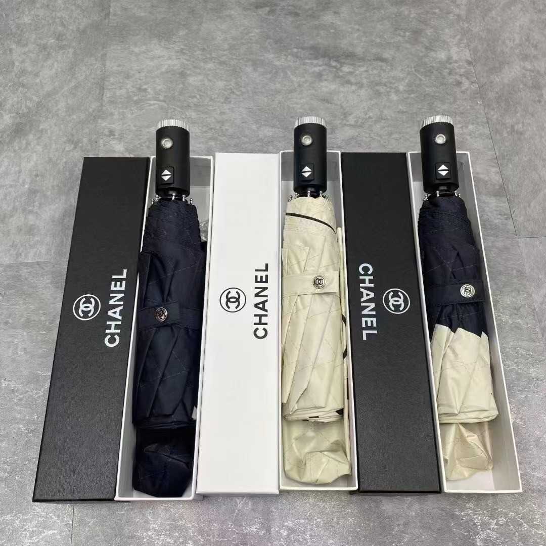 ( SALE ) CHANEL AUTOMATIC UMBRELLA WITH LIGHT