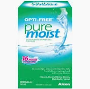 Alcon Opti-Free Pure Moist อัลคอน น้ำยาล้างคอนแทคเลนส์ น้ำยาแช่ คอนแทคเลนส์ ขนาด 90 ml