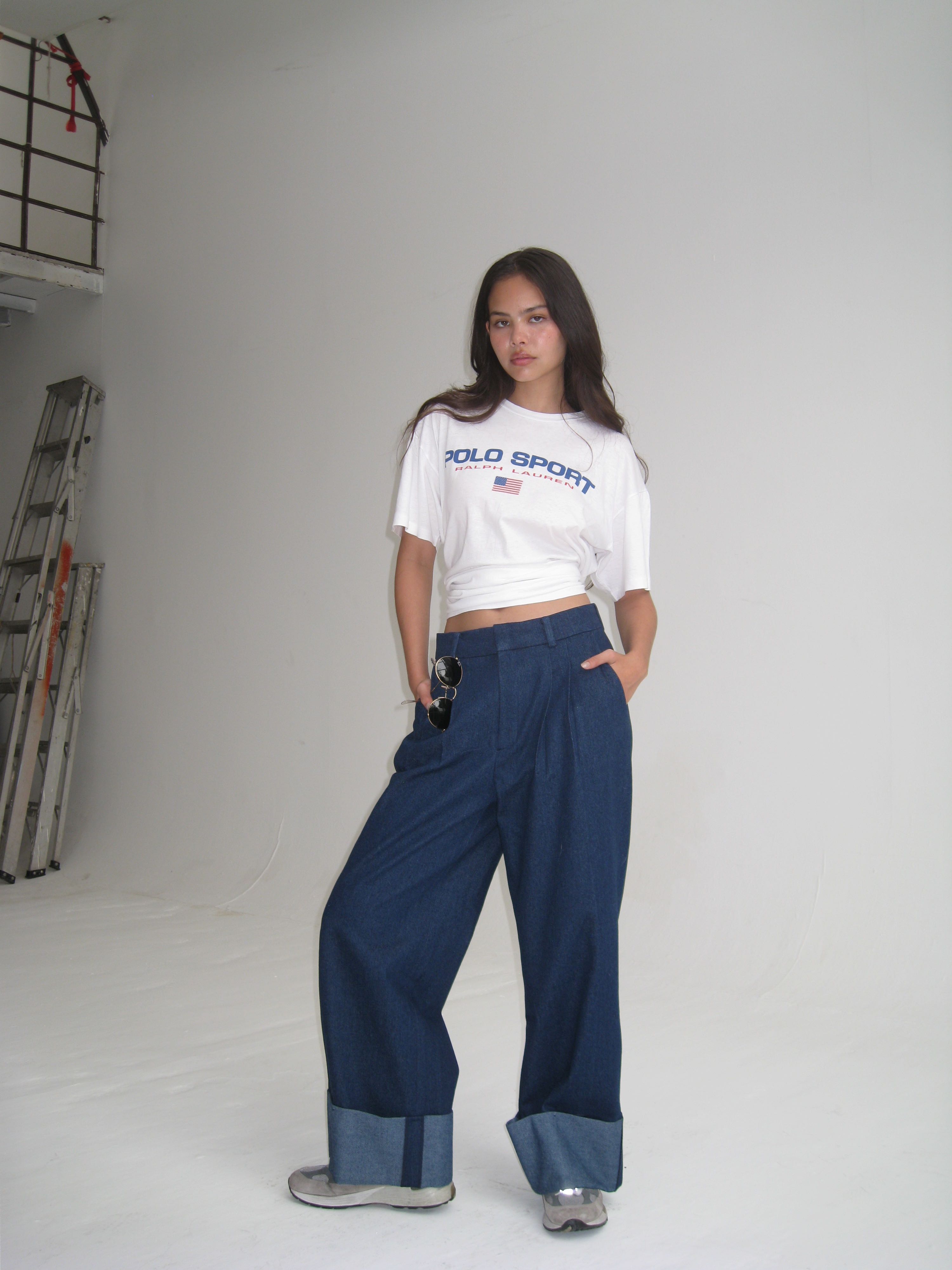 Two-sided Beachy Panty in Blue Denim