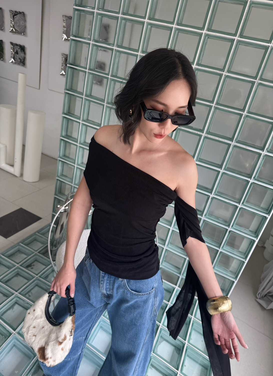 Lucy Top เสื้อปาดไหล่มี 5 สี