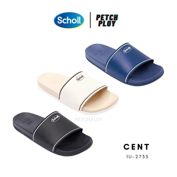 Scholl รุ่น Cent 1U-2735 รองเท้าสกอลล์ของแท้ สำหรับผู้ชายและผู้หญิง
