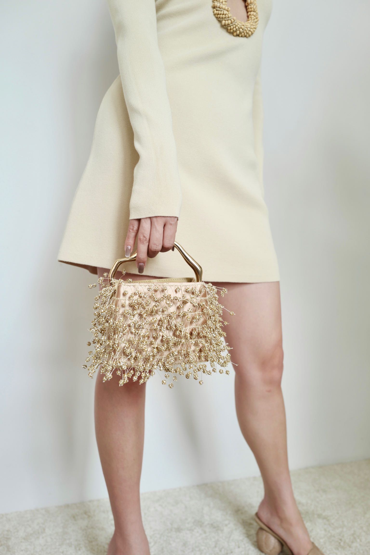 Cult Gaia SOLENE MINI BAG - SAND