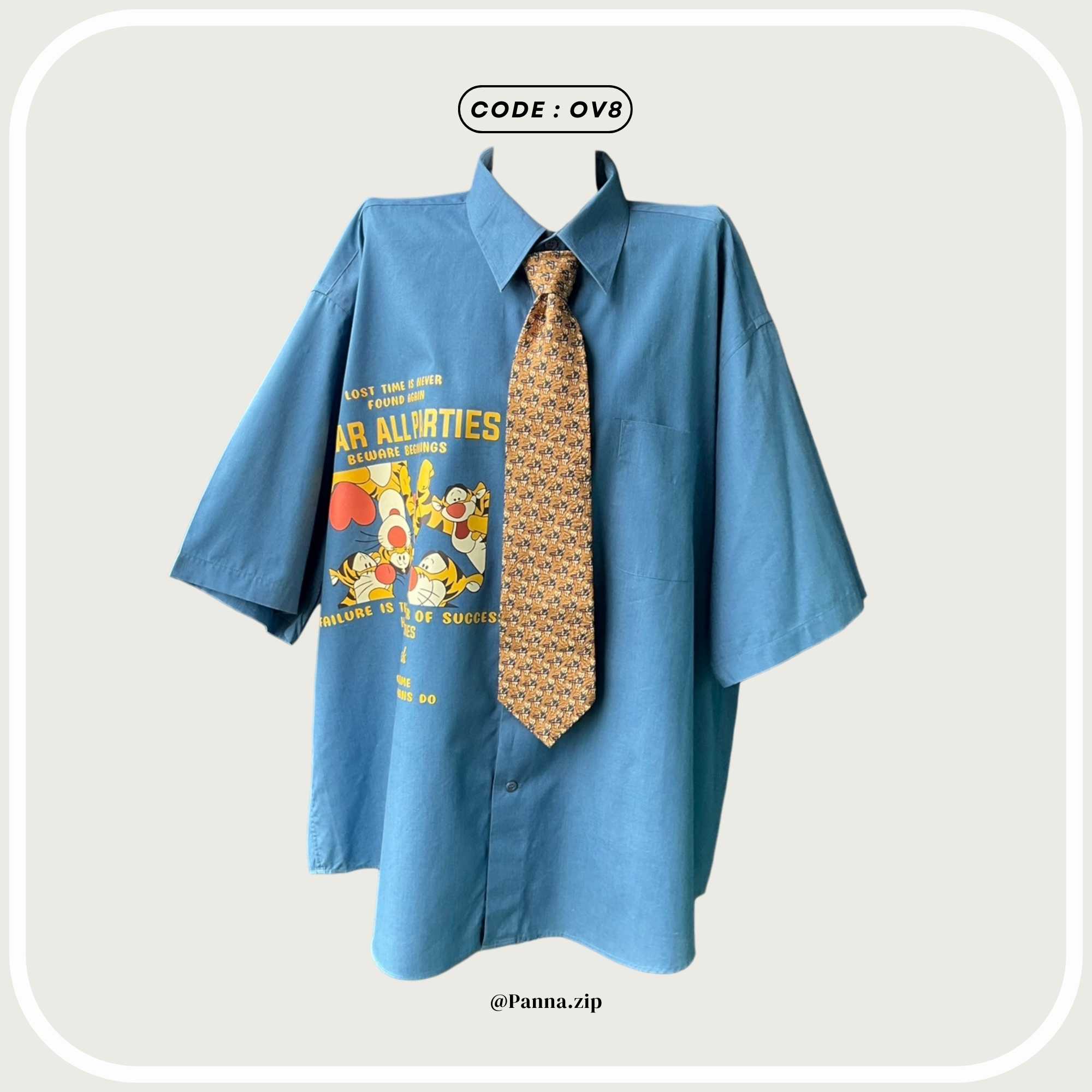 OV8 : Shirt oversize + Necktie