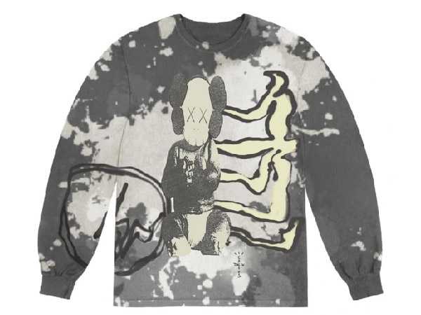 Travis Scott Cactus Jack x Kaws x Fragment L/S (TIE DYE)