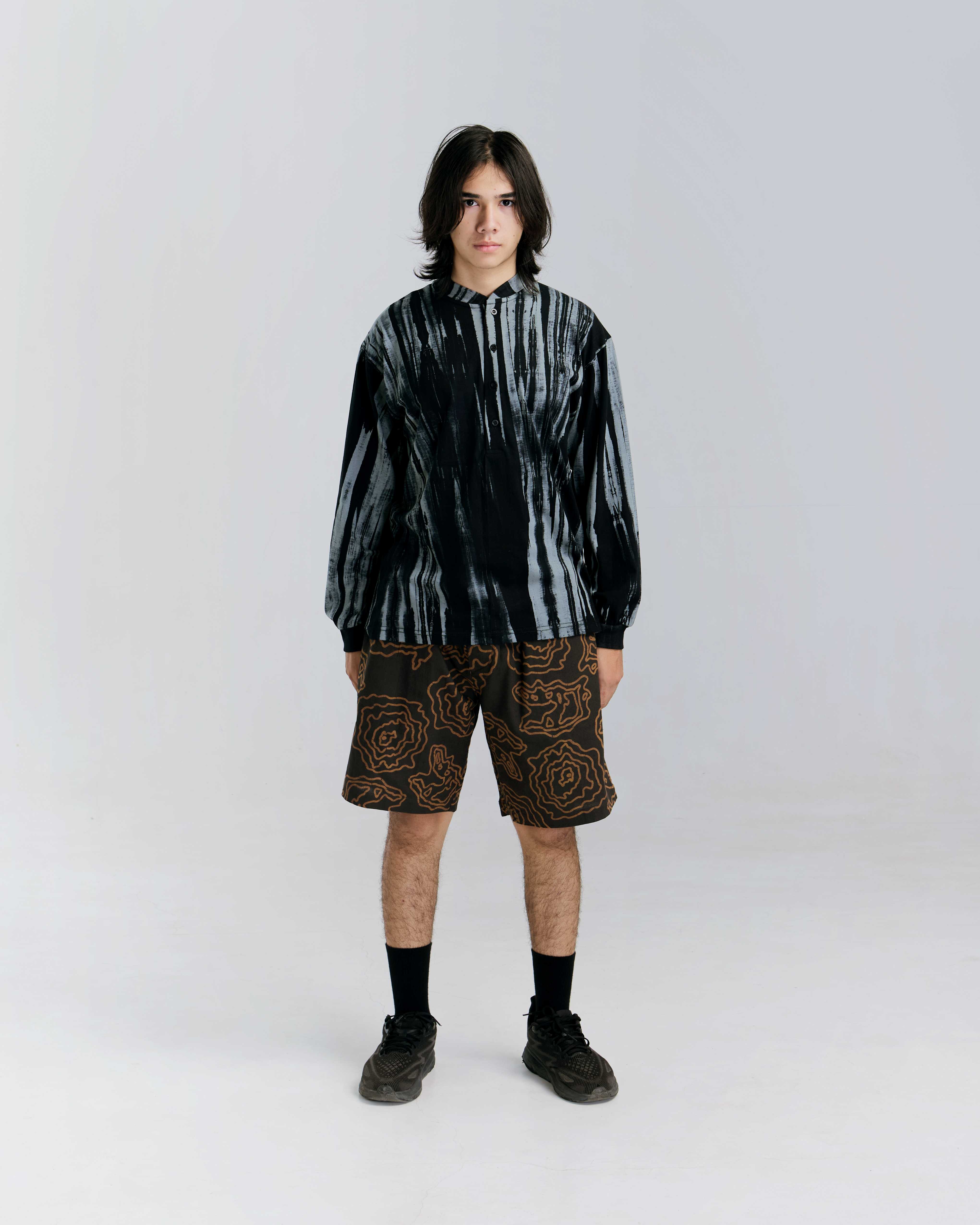 Black Henley Shirt