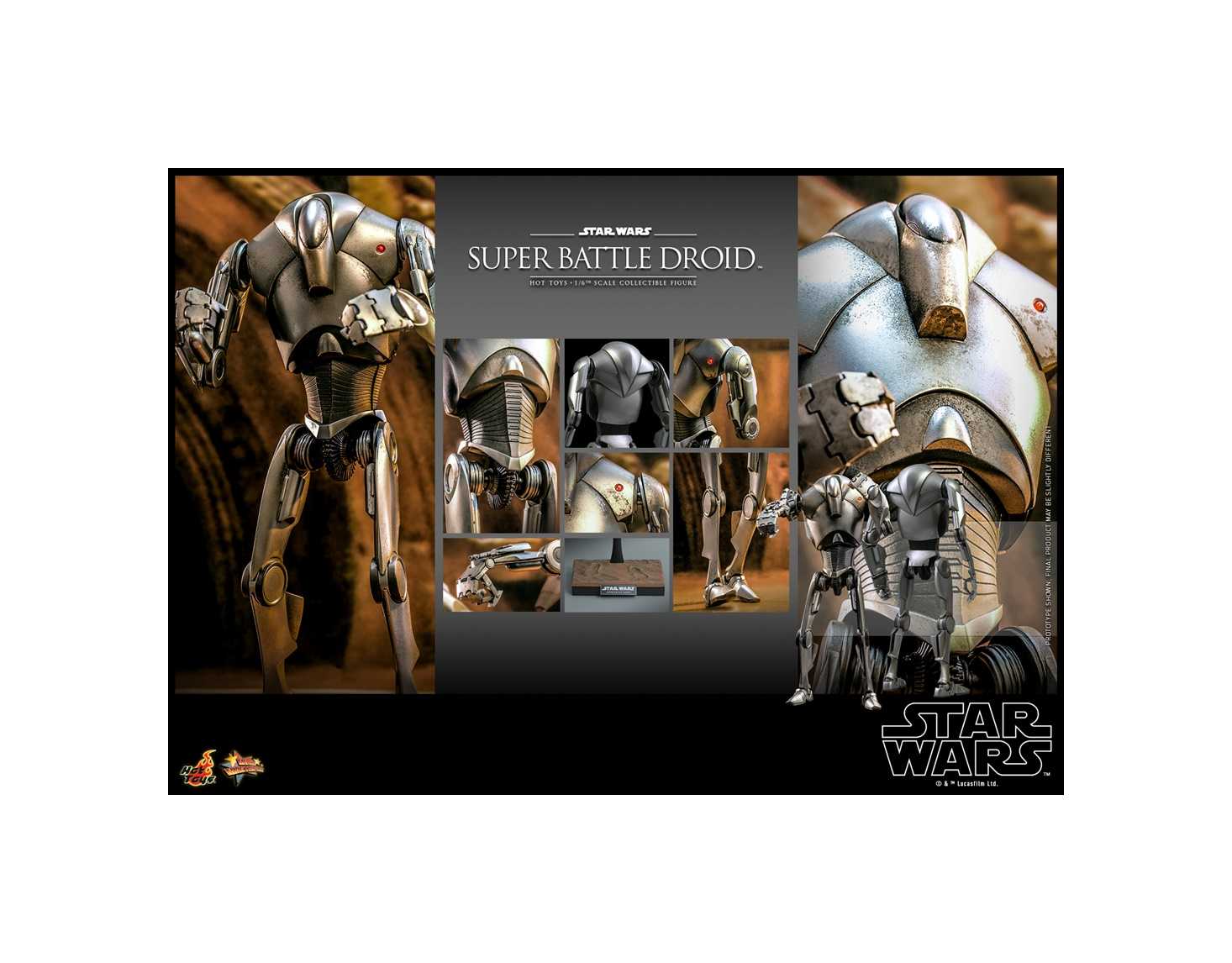 Hot Toys - MMS682 - Star Wars: Attack of the Clones - 1/6 Super Battle Droid (KU)  สินค้าใหม่