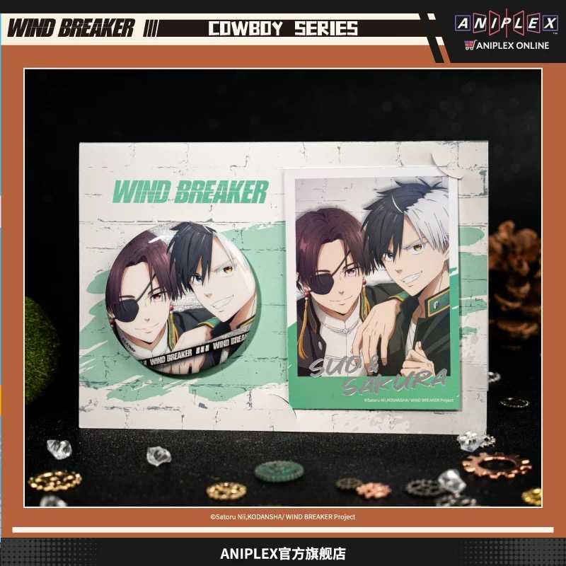 [PreOrder] Aniplex เซตเข็มกลัด/โพลารอยด์ Wind Breaker(ซากุระ+สุโอ)