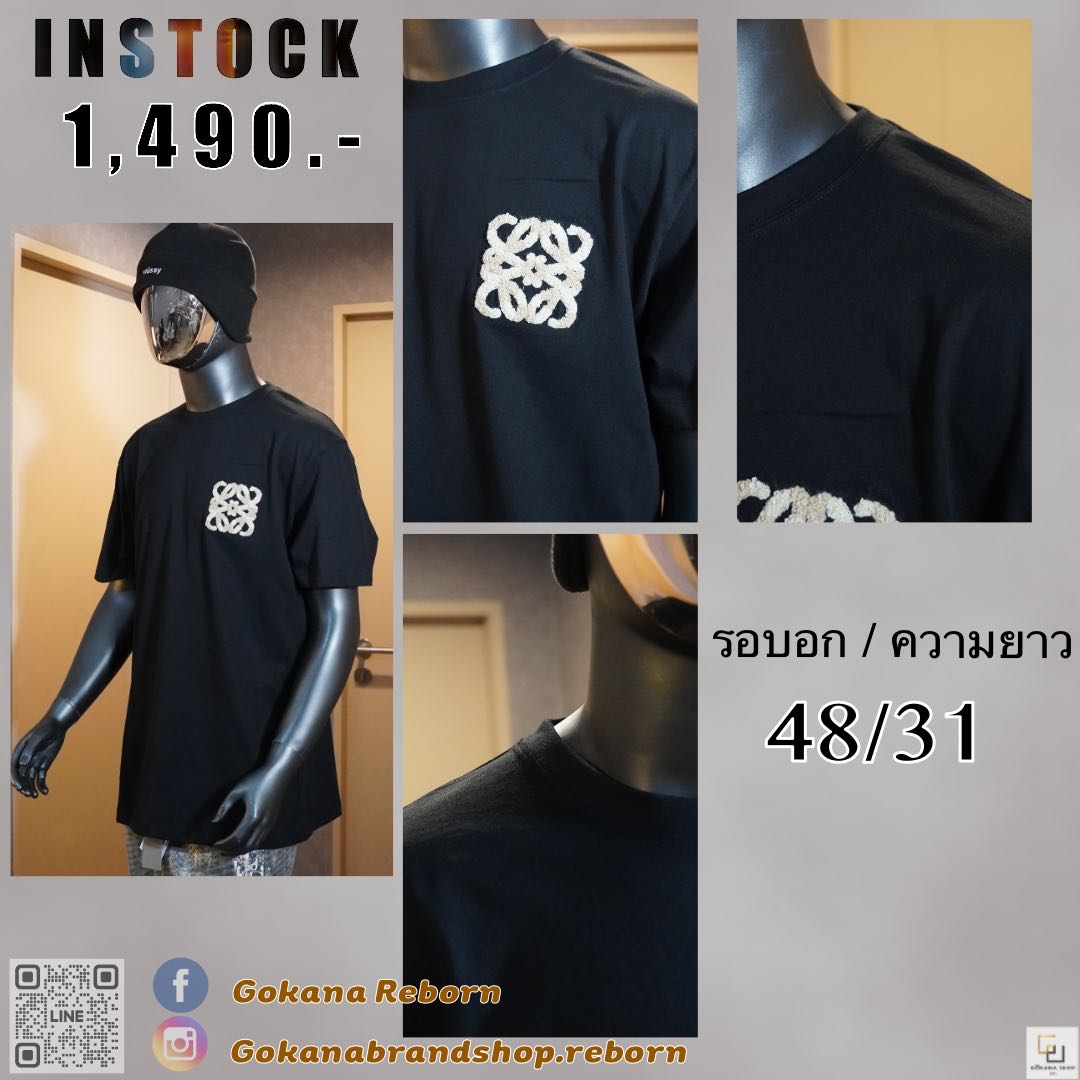 (พร้อมส่ง)  Loew Relaxed fit ดำ
