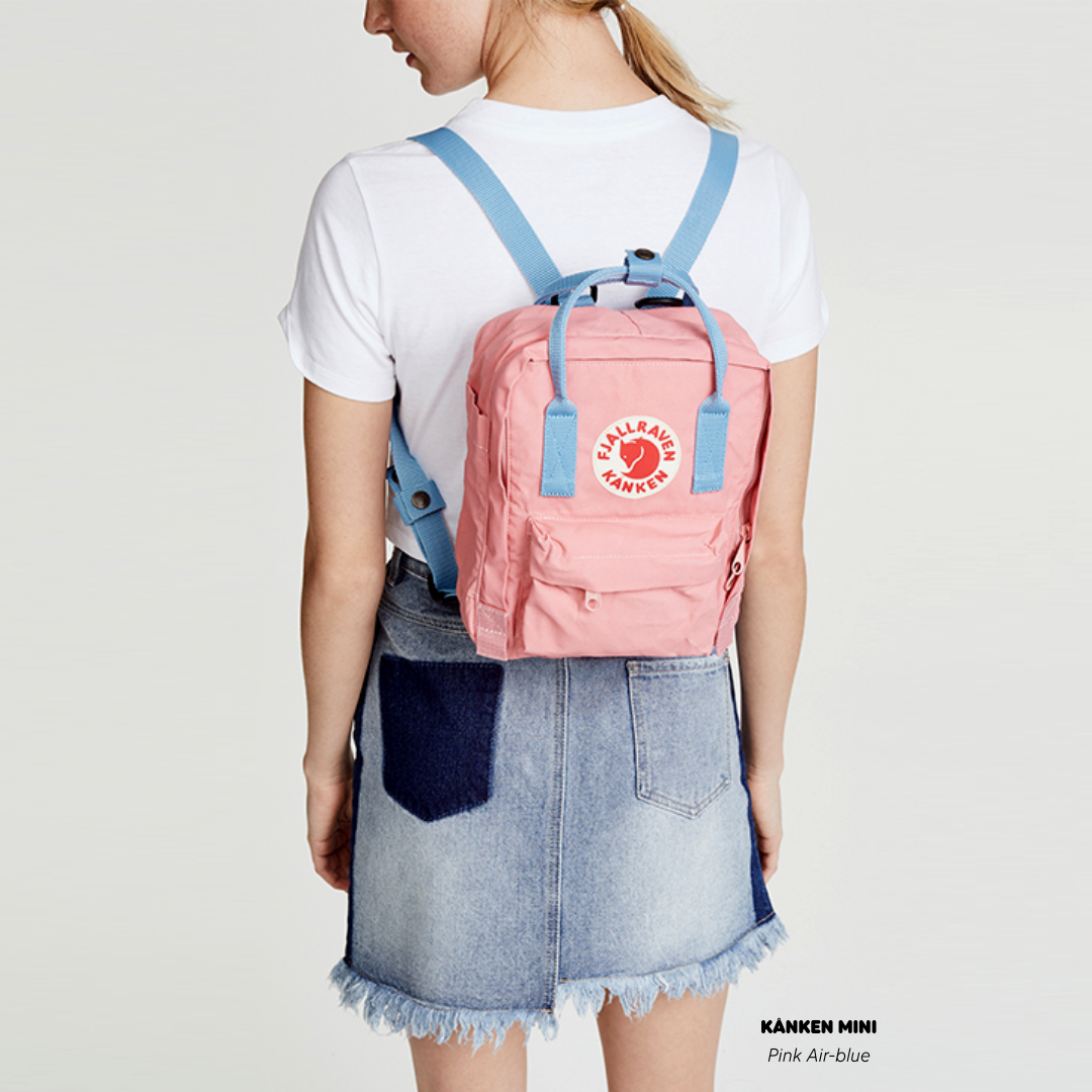 Kanken Mini โทนชมพู-ขาว
