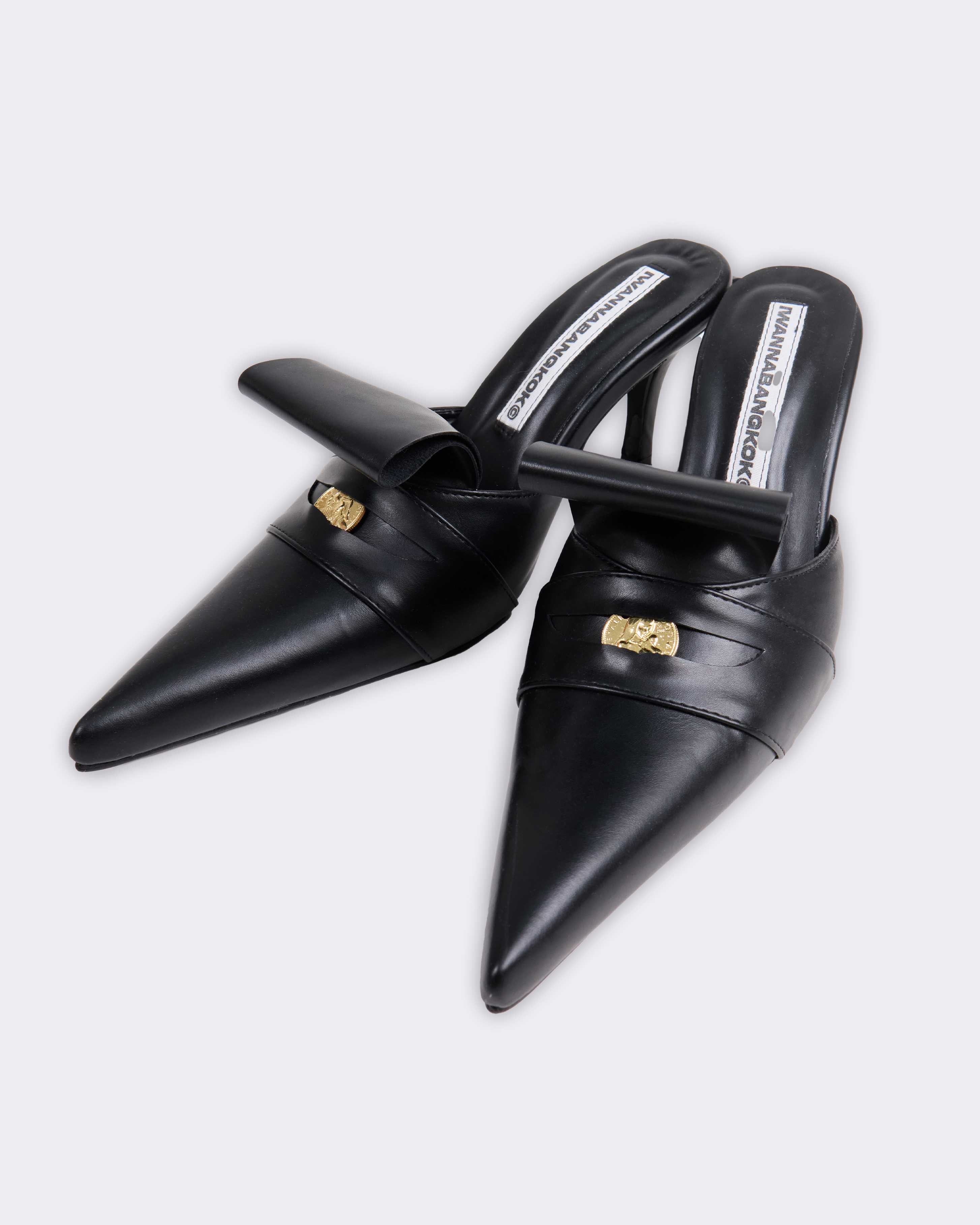(Pre-order) Black Coin Heels