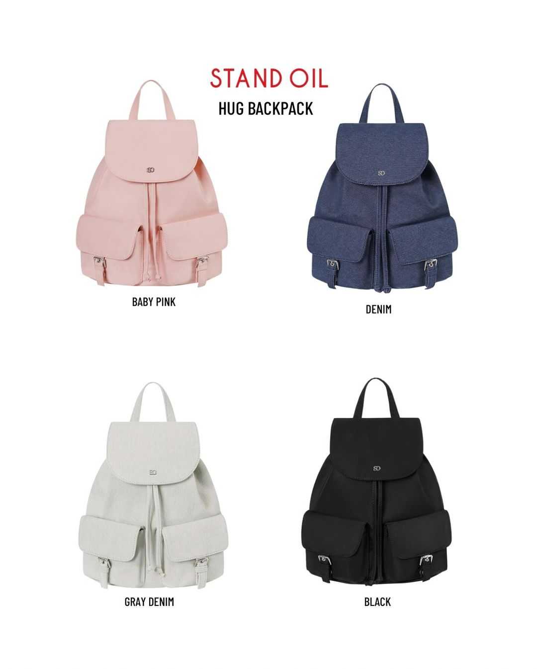 🔥 พรีออเดอร์ 2-3 weeks 🔥 STAND OIL Hug Backpack 4 color