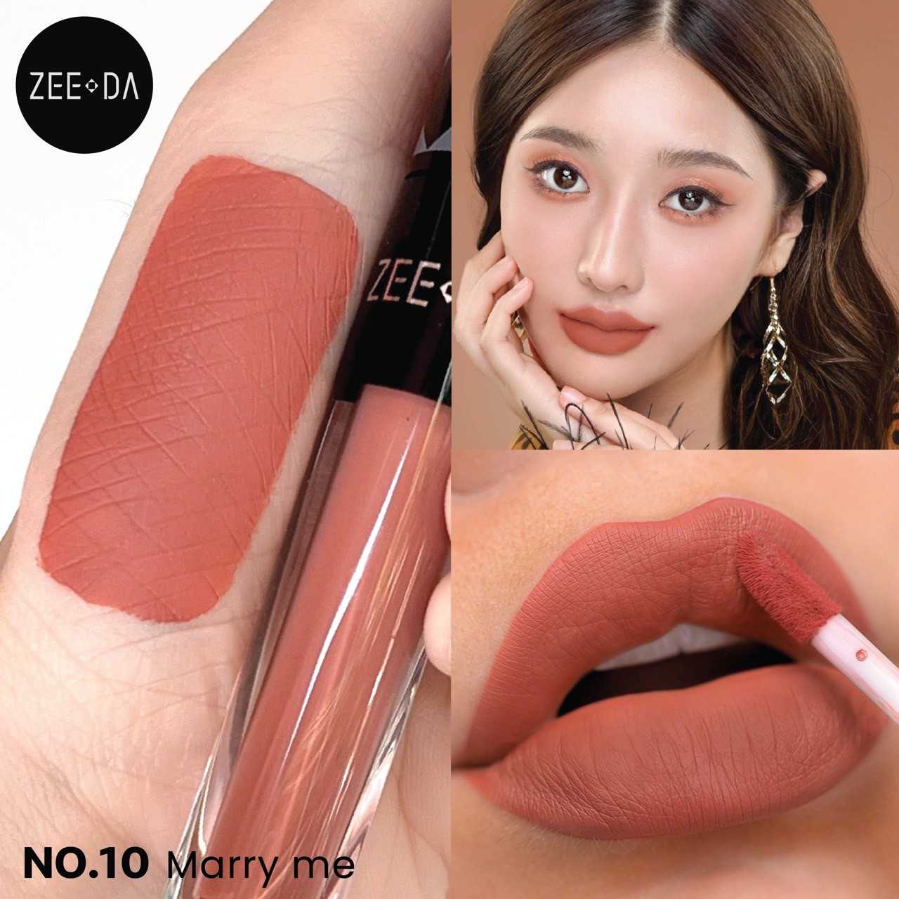 Zeeda #10 สีส้มนู้ดชาไทย (Marry me)
