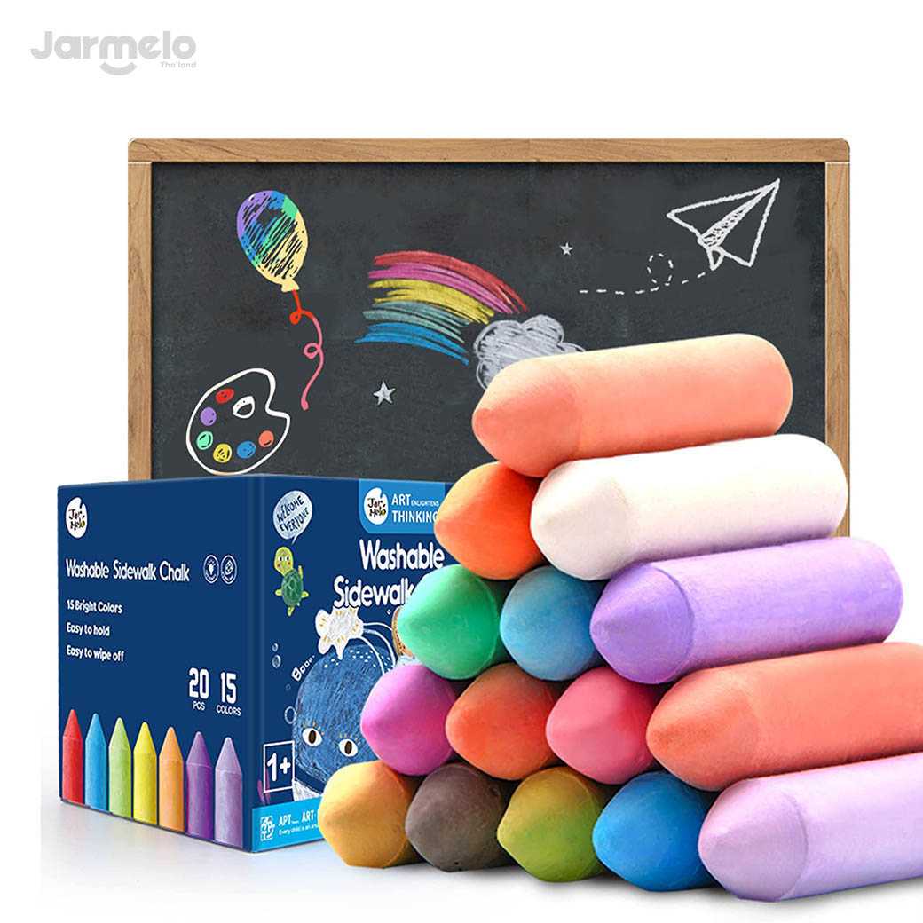 ดินสอสีชอล์กขนาดใหญ่ล้างออกได้  Joan Miro / Jar Melo Outdoor Chalk