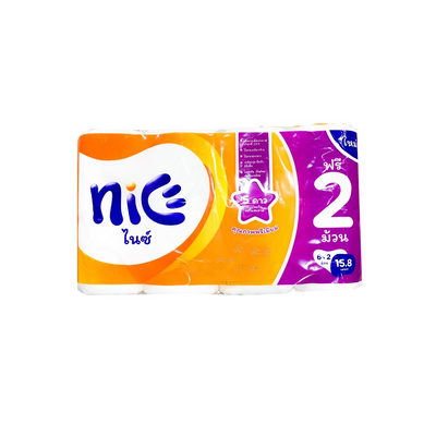 กระดาษชำระ Nice P6+2 (ม้วน) แพ็ค