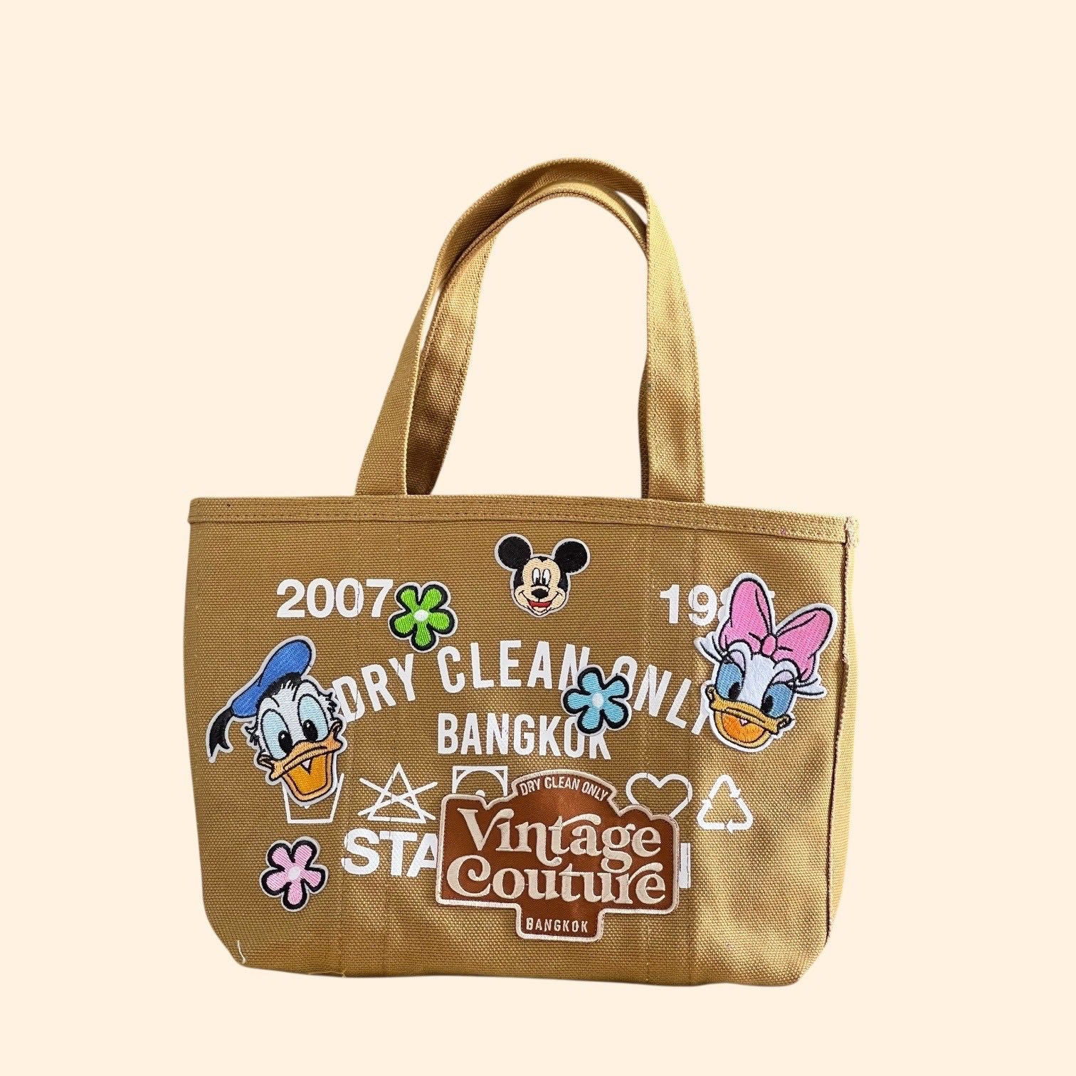 MINI TOTE PATCH ( BROWN )