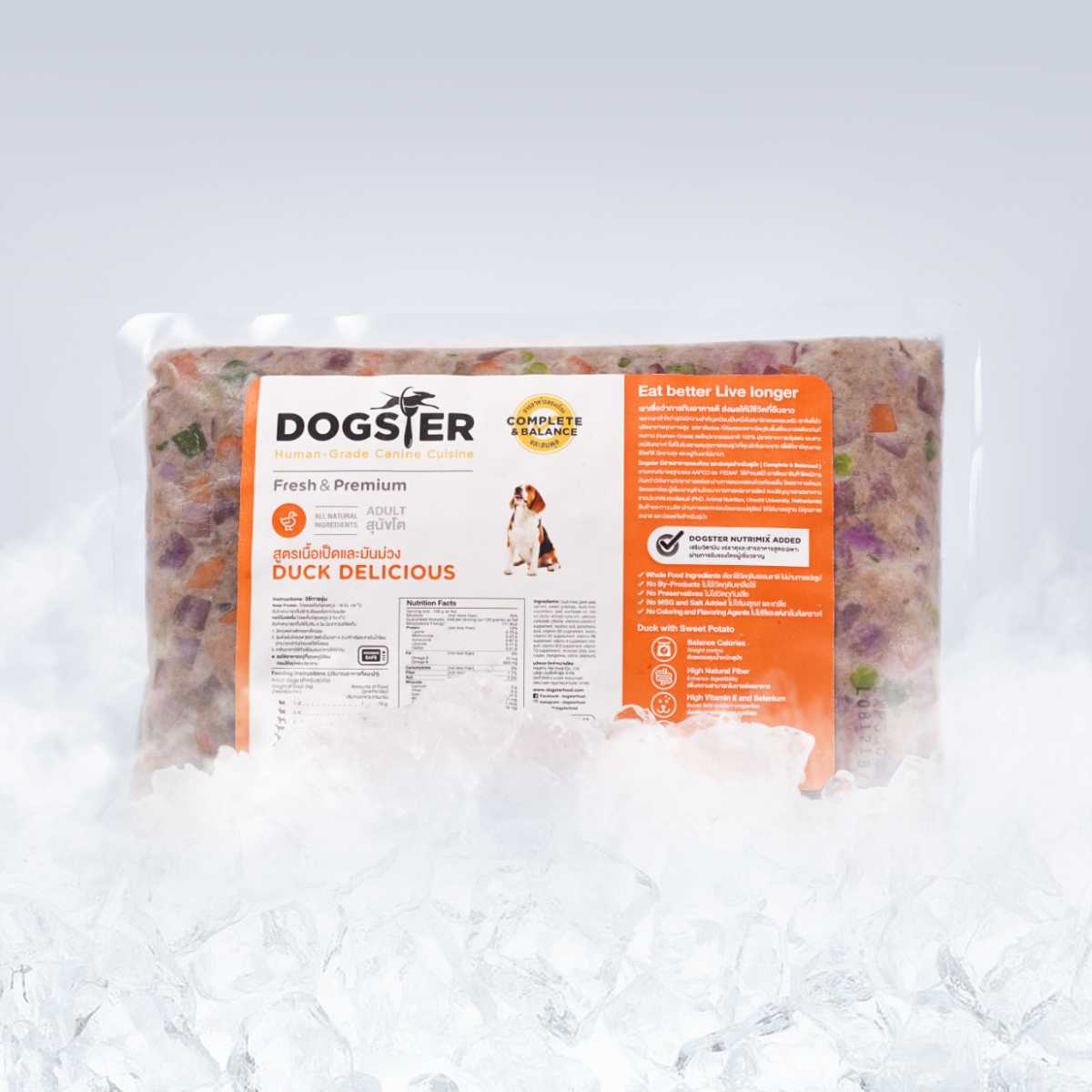 Dogster Fresh - Duck Delicious 500 g