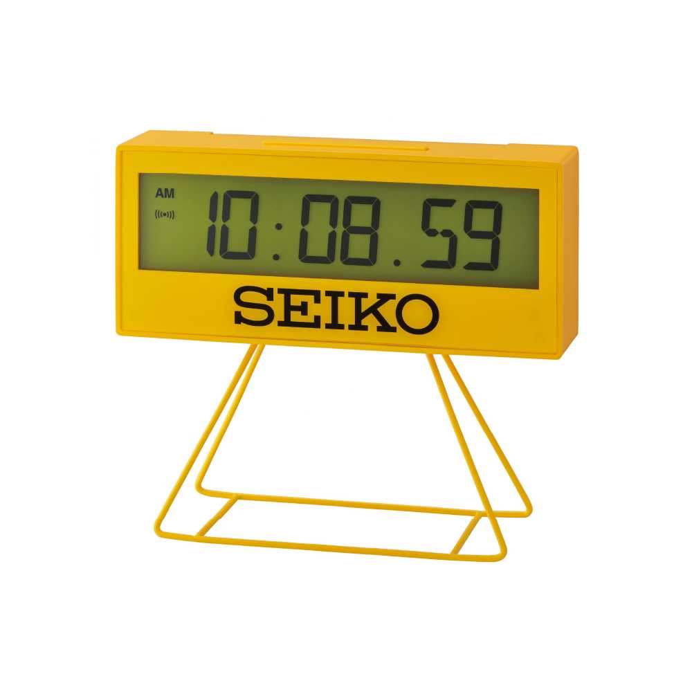 SEIKO CLOCKS นาฬิกาดิจิตอล รุ่น QHL083Y 3X7 นิ้ว