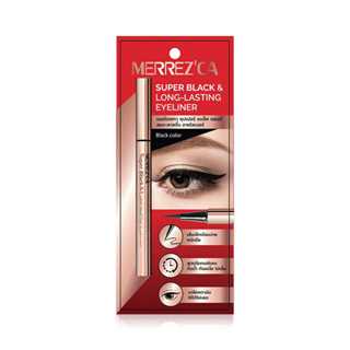 Merrezca Super Black & Long-Lasting Eyeliner