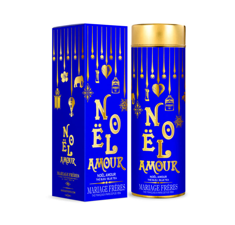 Thé bleu Noël Amour - Boîte vrac main image 1